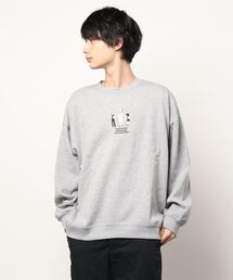 裏起毛刺繍BIGトレーナー(M1)