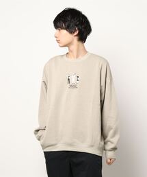 裏起毛刺繍BIGトレーナー(M1)