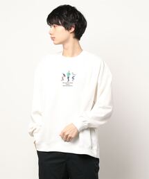 裏起毛刺繍BIGトレーナー(M1)