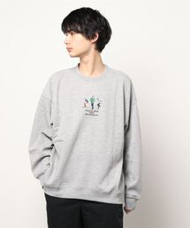 裏起毛刺繍BIGトレーナー(M1)