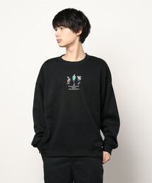 裏起毛刺繍BIGトレーナー(M1)