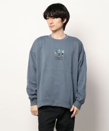 裏起毛刺繍BIGトレーナー(M1)