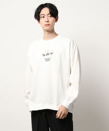 裏起毛刺繍BIGトレーナー(M1)
