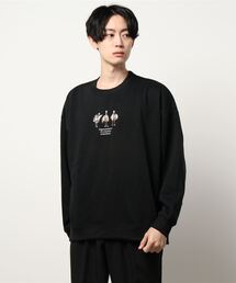 裏起毛刺繍BIGトレーナー(M1)