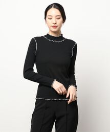 earth music&ecology | リブメローカットソー＊(Tシャツ/カットソー)