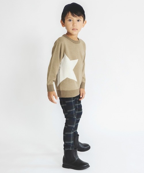 BRANSHES(ブランシェス)の「【洗濯機で洗える】スターウォッシャブルニット(ニット/セーター・キッズ・アイボリー/ベージュ・140/90/120/100/130/110/150)」の22枚目の写真