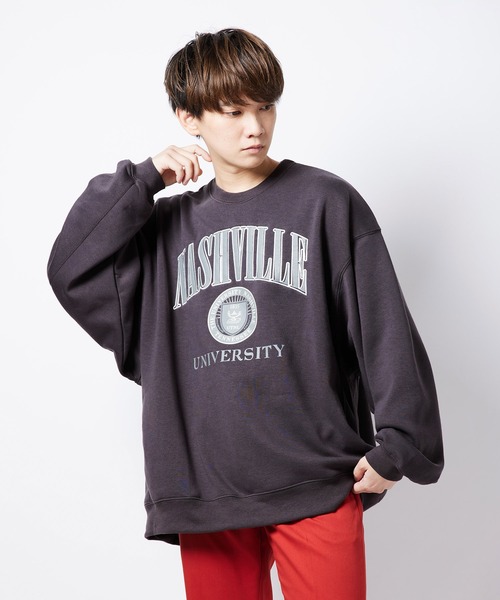 re_k by JUNRED（レクバイジュンレッド）の「re_k by JUNRED / バルーンスリーブBIGスウェット（スウェット・メンズ・ブラック系その他/ライトグレー/ライトグリーン/ブラック系その他2/モスグリーン/グレー・S/M/L/LL）」の11枚目の写真