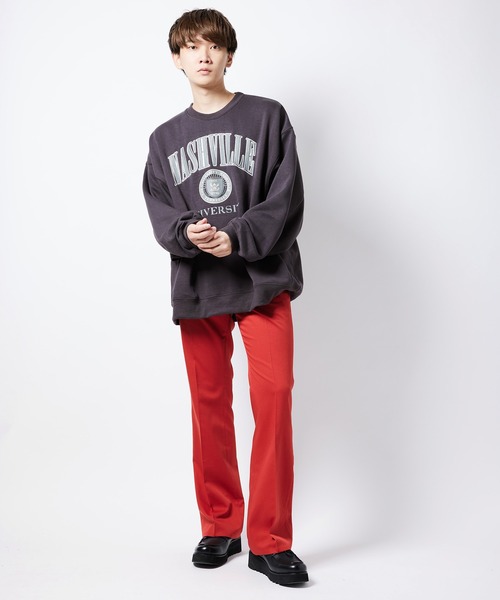 re_k by JUNRED（レクバイジュンレッド）の「re_k by JUNRED / バルーンスリーブBIGスウェット（スウェット・メンズ・ブラック系その他/ライトグレー/ライトグリーン/ブラック系その他2/モスグリーン/グレー・S/M/L/LL）」の12枚目の写真