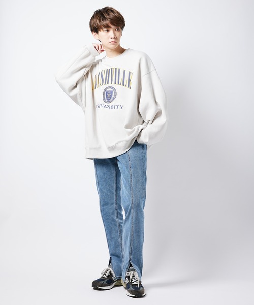 re_k by JUNRED（レクバイジュンレッド）の「re_k by JUNRED / バルーンスリーブBIGスウェット（スウェット・メンズ・ブラック系その他/ライトグレー/ライトグリーン/ブラック系その他2/モスグリーン/グレー・S/M/L/LL）」の20枚目の写真