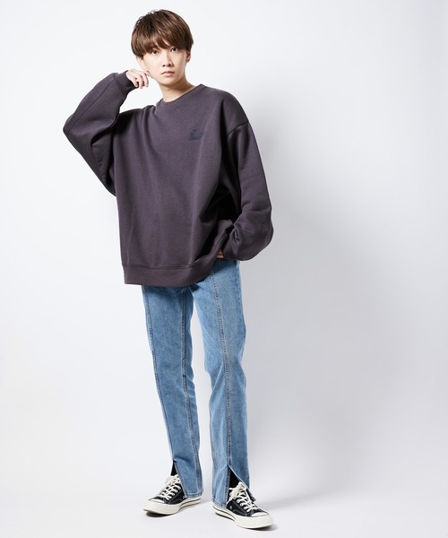 re_k by JUNRED（レクバイジュンレッド）の「re_k by JUNRED / バルーンスリーブBIGスウェット（スウェット・メンズ・ブラック系その他/ライトグレー/ライトグリーン/ブラック系その他2/モスグリーン/グレー・S/M/L/LL）」の16枚目の写真