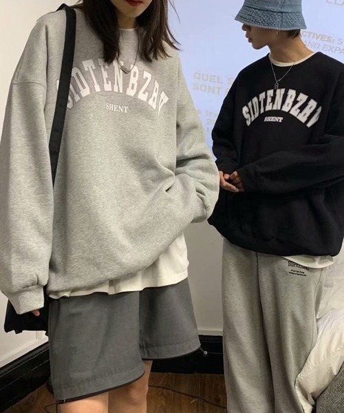 NOWLE(ノウル)の「【NOWLE】カレッジロゴ カラー スウェット(スウェット・メンズ・ブラック/グレー/ホワイト/ブルー・MEDIUM/LARGE/X-LARGE/XX-LARGE)」の10枚目の写真