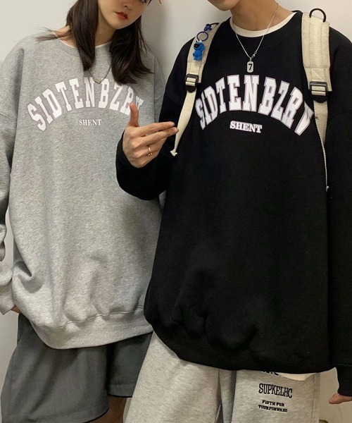NOWLE(ノウル)の「【NOWLE】カレッジロゴ カラー スウェット(スウェット・メンズ・ブラック/グレー/ホワイト/ブルー・MEDIUM/LARGE/X-LARGE/XX-LARGE)」の13枚目の写真