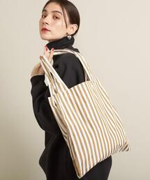 BEAUTY&YOUTH UNITED ARROWS | BY ストライプポータブルバッグ ∴(トートバッグ)
