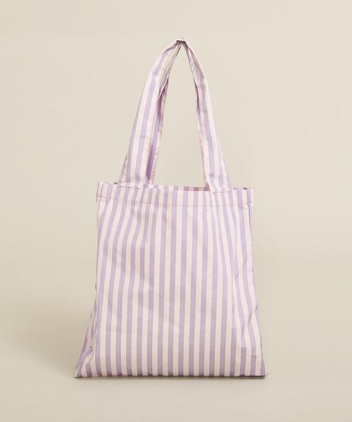 BEAUTY&YOUTH UNITED ARROWS(ビューティーアンドユースユナイテッドアローズ)の「BY ストライプポータブルバッグ ∴(トートバッグ・レディース・ライトピンク/ベージュ/ネイビー/ライトブルー・FREE)」の20枚目の写真