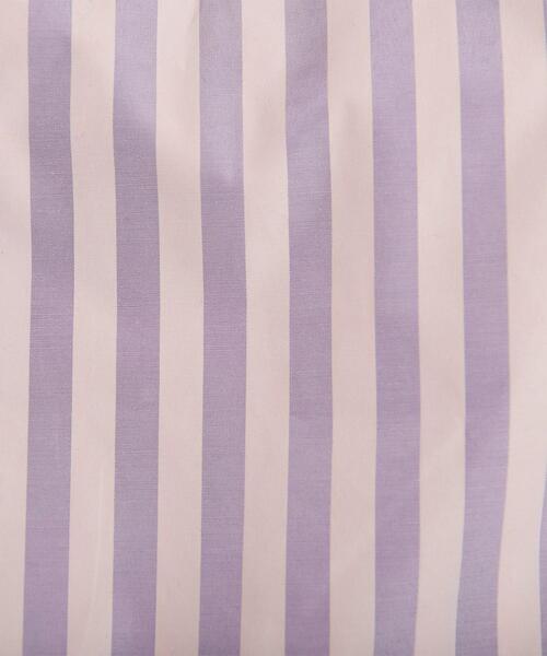 BEAUTY&YOUTH UNITED ARROWS（ビューティーアンドユースユナイテッドアローズ）の「BY ストライプポータブルバッグ ∴（トートバッグ・レディース・ベージュ/ライトブルー/ライトピンク/ネイビー・FREE）」の19枚目の写真