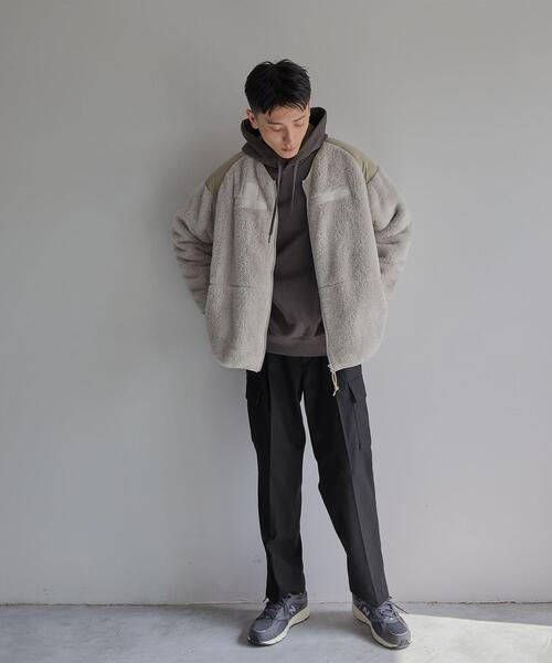 green label relaxing(グリーンレーベルリラクシング)の「TR フラノ カーゴ スラックス -ストレッチ-(カーゴパンツ・メンズ・ブラック/オリーブ・S/M/L/XL)」の10枚目の写真