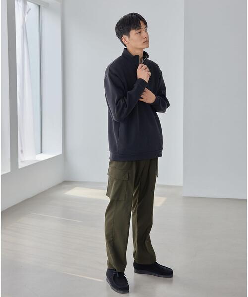 green label relaxing(グリーンレーベルリラクシング)の「TR フラノ カーゴ スラックス -ストレッチ-(カーゴパンツ・メンズ・ブラック/オリーブ・S/M/L/XL)」の19枚目の写真
