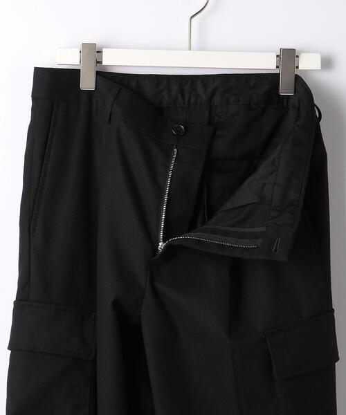 green label relaxing(グリーンレーベルリラクシング)の「TR フラノ カーゴ スラックス -ストレッチ-(カーゴパンツ・メンズ・ブラック/オリーブ・S/M/L/XL)」の14枚目の写真