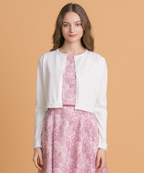 【洗える】TOCCA ＰＡＳＴＡ　ＢＯＬＥＲＯ パールボタン TOCCA（トッカ）の「【洗える！】PASTA BOLERO ボレロ（ニット