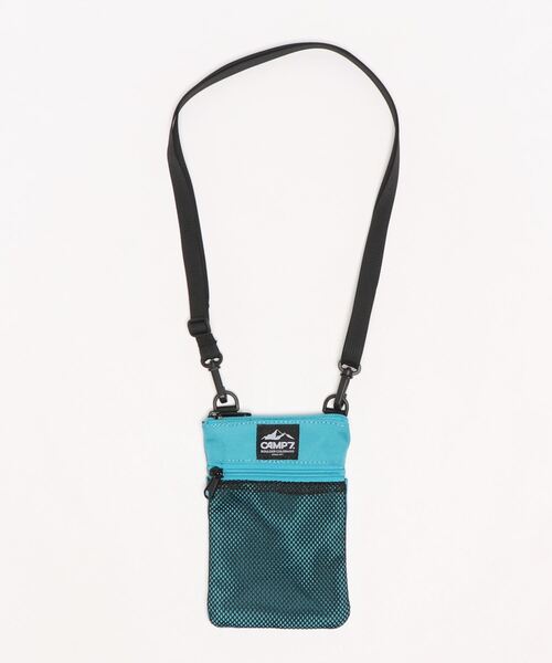 CAMP7（キャンプセブン）の「【CAMP7】メッシュミニバッグ（ショルダーバッグ・メンズ・カーキブラウン/パープル/ブルー/ネイビー/ベージュ/ブラック・フリー）」の18枚目の写真