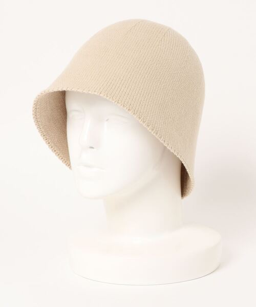 LOWRYS FARM（ローリーズファーム）の「ニットバケットＨＡＴ　259255（ハット・レディース・ブラック/ベージュ・FREE）」の6枚目の写真