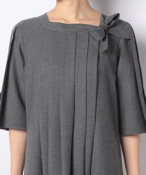 agnes b.（アニエスベー）の「UBA7 ROBE プリーツデザインワンピース  