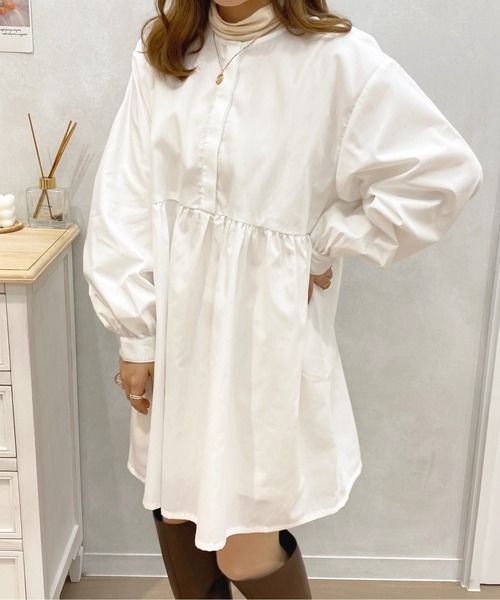 apres jour(アプレジュール)の「アソートチュニックワンピース【ZOZOTOWN限定アイテム】(ワンピース・レディース・ブラック系その他/ブラック/ブラウン系その他/オフホワイト・X-LARGE/フリー)」の14枚目の写真