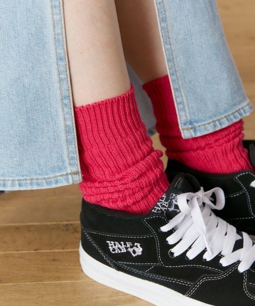 THE SHINZONE（ザ　シンゾーン）の「THE SHINZONE BAGGY SOX 22SMSIT01（ソックス/靴下・レディース・ピンク/ブルー/ホワイト/イエロー/グリーン/オフホワイト・FREE）」の15枚目の写真