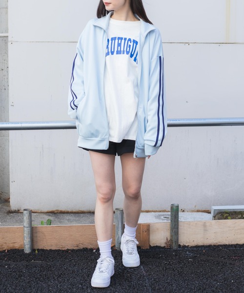 WEGO（ウィゴー）の「WEGO/ライントラックジャケット（その他アウター・レディース・サックスブルー/ブラック・FREE）」の18枚目の写真