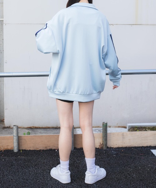 WEGO（ウィゴー）の「WEGO/ライントラックジャケット（その他アウター・レディース・サックスブルー/ブラック・FREE）」の13枚目の写真