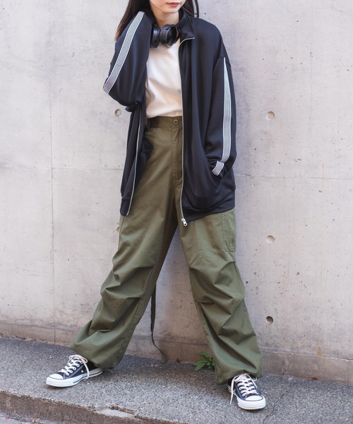 WEGO（ウィゴー）の「WEGO/ライントラックジャケット（その他アウター・レディース・サックスブルー/ブラック・FREE）」の10枚目の写真