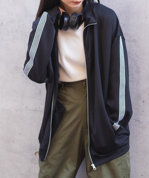 WEGO（ウィゴー）の「WEGO/ライントラックジャケット（その他アウター・レディース・サックスブルー/ブラック・FREE）」の22枚目の写真