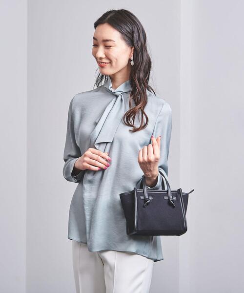 UNITED ARROWS（ユナイテッドアローズ）の「＜GIANNI CHIARINI＞ミス マルチェッラ バッグ（ショルダーバッグ・レディース・ライトブルー/ブラック・FREE）」の21枚目の写真