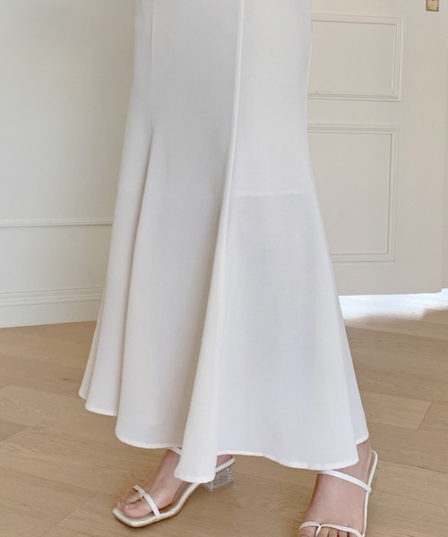 Diosfront（ディオスフロント）の「カラージョーゼットマーメイドロングスカート（スカート・レディース・ブラック/ブラウン/モカ/ネイビー/ピンク/ダークグリーン/アイボリー・L/M/S）」の15枚目の写真