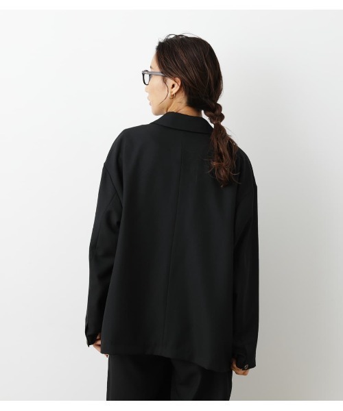 RODEO CROWNS WIDE BOWL（ロデオクラウンズワイドボウル）の「イージーシングルジャケット（テーラードジャケット・レディース・ブラック/ライトグレー/ベージュ・FREE）」の13枚目の写真