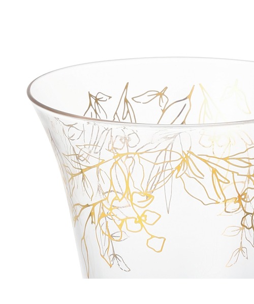 GS ペアワイングラス フラワー＆リーフ（グラス/マグカップ