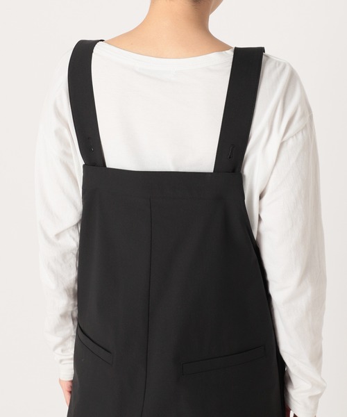 JOURNAL STANDARD relume（ジャーナルスタンダード　レリューム）の「スパンライクツイルサロペットパンツ◆（サロペット/オーバーオール・レディース・ブラック/ベージュ・FREE）」の19枚目の写真
