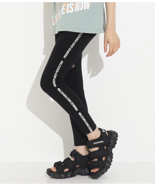 ANAP GｉRL（アナップガール）の「切替デザインレギンス（レギンス/スパッツ・キッズ・ブラック・S/M/XS）」の18枚目の写真