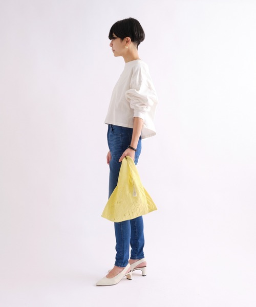 BIRTHDAY BAR（バースデイバー）の「【ThinKniT】marche bag マルシェバッグ（ハンドバッグ・レディース・オフホワイト/イエロー/グリーン/イエロー系その他/ブラック系その他/ブラック/グリーン系その他・フリー）」の20枚目の写真