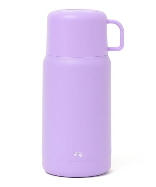 thermo mug（サーモ マグ）の「thermo mug:Trip Bottle（水筒・キッズ・ラベンダー/ネイビー・ONE SIZE）」の4枚目の写真