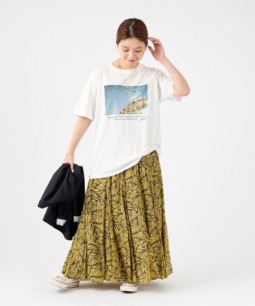 JOURNAL STANDARD（ジャーナルスタンダード）の「yOUコラボPHOTO Tシャツ（Tシャツ/カットソー・レディース・ホワイト/ホワイト系その他2/ホワイト系その他・FREE）」の11枚目の写真