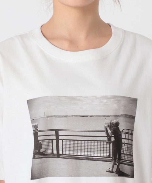 JOURNAL STANDARD（ジャーナルスタンダード）の「yOUコラボPHOTO Tシャツ（Tシャツ/カットソー・レディース・ホワイト/ホワイト系その他2/ホワイト系その他・FREE）」の20枚目の写真