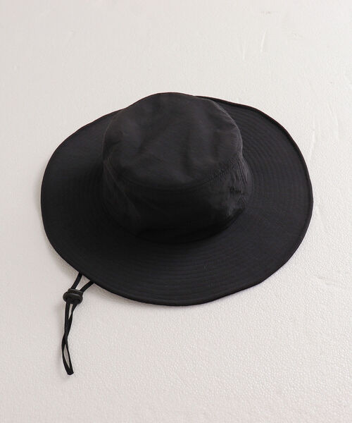 GLOSTER(グロスター)の「【GLOSTER/グロスター】NYLON SAFARI HAT ナイロンサファリハット(ハット・メンズ・ブラック/ベージュ/オリーブ・FREE)」の2枚目の写真