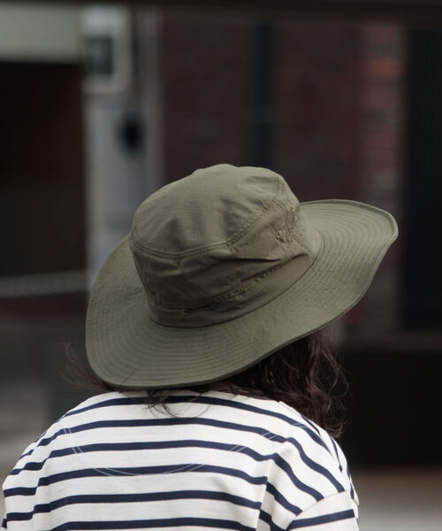 GLOSTER(グロスター)の「【GLOSTER/グロスター】NYLON SAFARI HAT ナイロンサファリハット(ハット・メンズ・ブラック/ベージュ/オリーブ・FREE)」の8枚目の写真