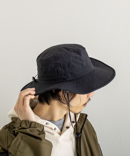 GLOSTER(グロスター)の「【GLOSTER/グロスター】NYLON SAFARI HAT ナイロンサファリハット(ハット・メンズ・ブラック/ベージュ/オリーブ・FREE)」の11枚目の写真