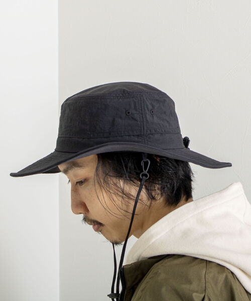GLOSTER(グロスター)の「【GLOSTER/グロスター】NYLON SAFARI HAT ナイロンサファリハット(ハット・メンズ・ブラック/ベージュ/オリーブ・FREE)」の13枚目の写真