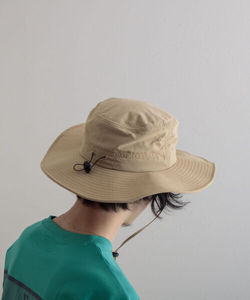 GLOSTER(グロスター)の「【GLOSTER/グロスター】NYLON SAFARI HAT ナイロンサファリハット(ハット・メンズ・ブラック/ベージュ/オリーブ・FREE)」の16枚目の写真