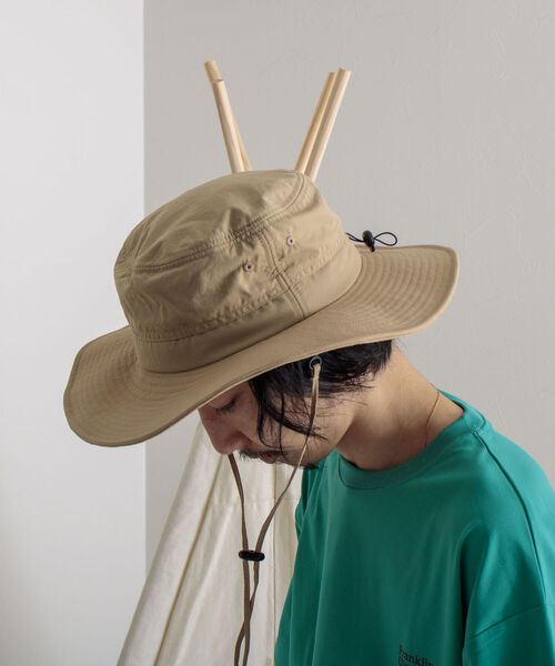 GLOSTER(グロスター)の「【GLOSTER/グロスター】NYLON SAFARI HAT ナイロンサファリハット(ハット・メンズ・ブラック/ベージュ/オリーブ・FREE)」の19枚目の写真
