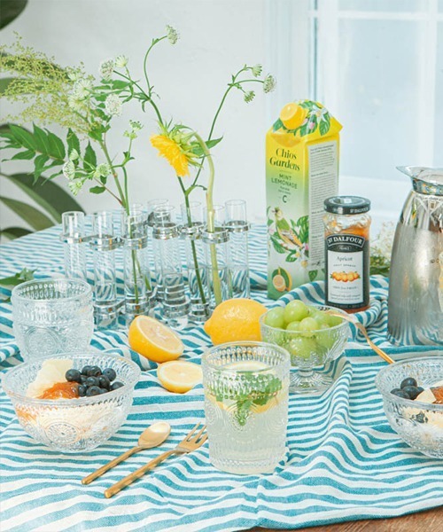 DULTON(ダルトン)の「GLASS CUP "MARGUERITE"/グラスカップ "マルグリット" 300ml(グラス/マグカップ/タンブラー・メンズ・クリア・FREE)」の4枚目の写真
