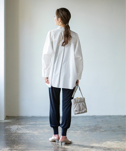 Noble ワイドシルエットパネルシャツ Noble（ノーブル）の「ワイドシルエットパネルシャツ（シャツ